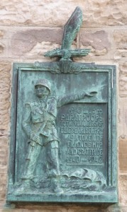 Polish Parachute Brigade plaque, Earlsferry Town Hall